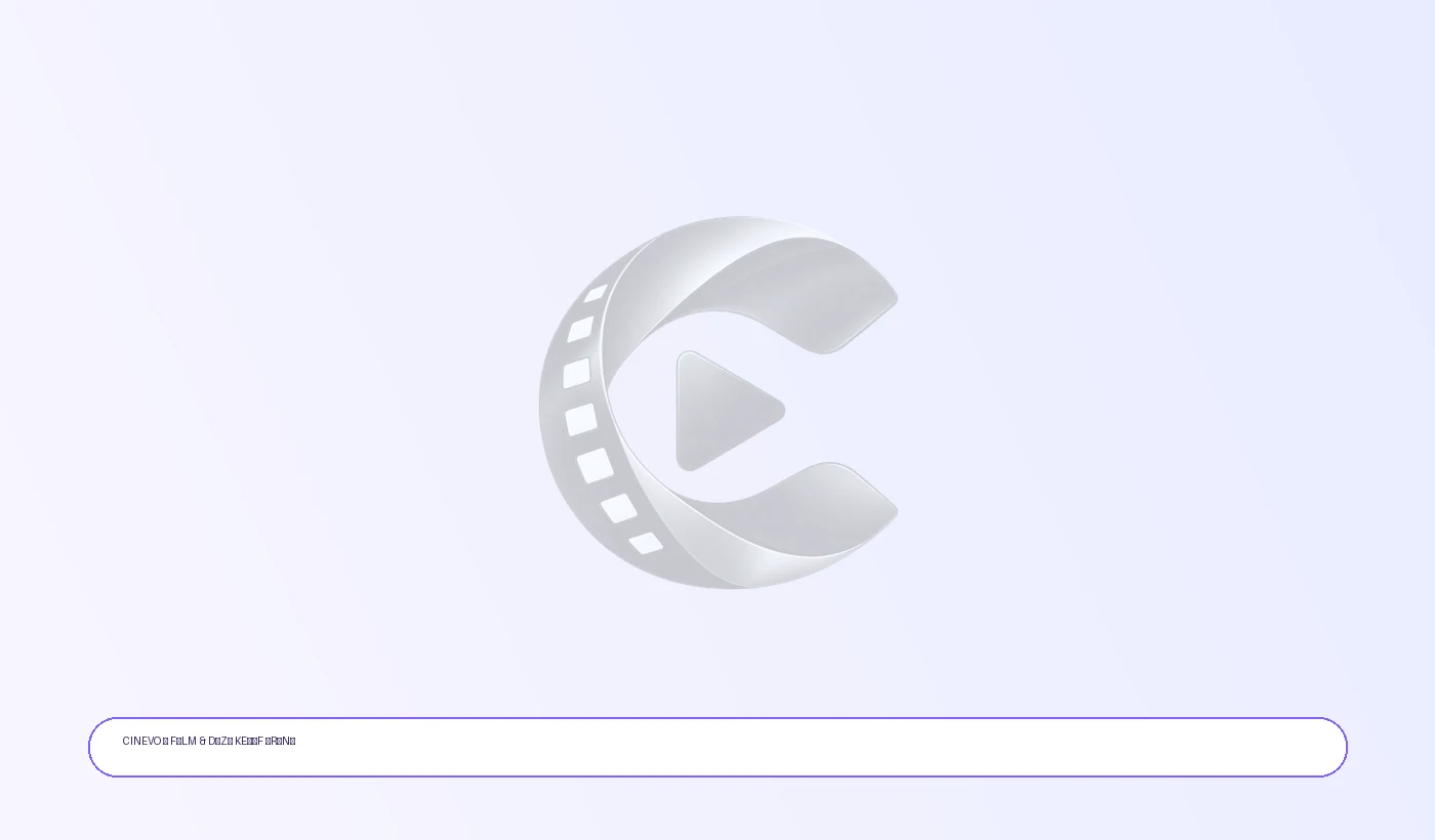 CINEVO film ve dizi keşif uygulaması premium logo ve ürün görseli