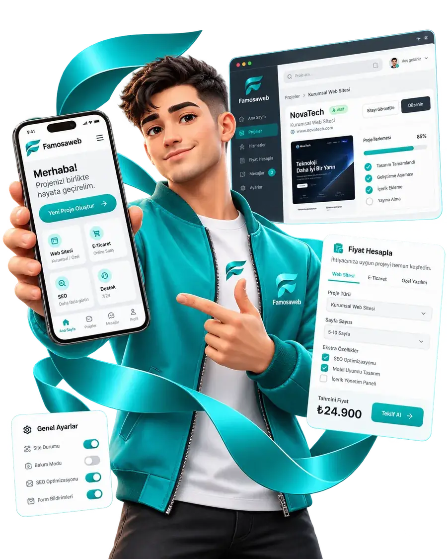 Famosaweb mobil uygulama hizmeti